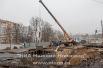 Строительно-ремонтные работы по локализации провала грунта в районе ул. Горной