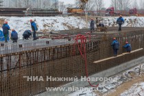 Строительство станции метро Стрелка в микрорайоне Мещерское озеро в Нижнем Новгороде