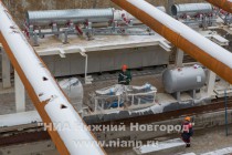 Строительство станции метро Стрелка в микрорайоне Мещерское озеро в Нижнем Новгороде