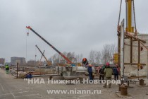 Строительство станции метро Стрелка в микрорайоне Мещерское озеро в Нижнем Новгороде