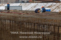 Строительство станции метро Стрелка в микрорайоне Мещерское озеро в Нижнем Новгороде