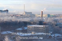 Туманный день в Нижнем Новгороде