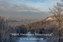Туманный день в Нижнем Новгороде