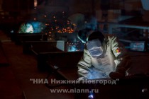 Корпусо-обрабатывающий цех завода Красное Сормово