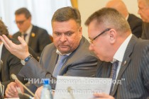 Депутаты ЗС НО V созыва Владимир Буланов и Феликс Верховодов