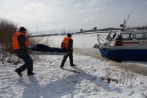 Тактико-специальные учения с аварийно-спасательным отрядом Нижегородской области спасателей в преддверии паводка