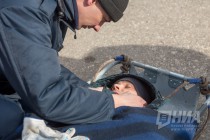 Тактико-специальные учения с аварийно-спасательным отрядом Нижегородской области спасателей в преддверии паводка