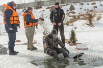 Тактико-специальные учения с аварийно-спасательным отрядом Нижегородской области спасателей в преддверии паводка