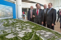 Владимир Путин осмотрел новый терминал аэропорта Нижний Новгород