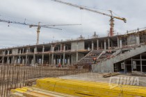 Подрядчик планирует завершить строительство третьего этажа стадиона к ЧМ-2018 в Нижнем Новгороде к концу лета