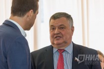 Депутаты гордумы Нижнего Новгорода VI созыва Александр Бочкарев и Александр Разумовский (слева направо)