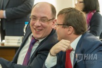 Депутаты гордумы Нижнего Новгорода VI созыва Игорь Нагорный и Герман Карачевский (слева направо)