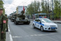 Сводная репетиция военного парада в ознаменование 71-ой годовщины Победы в Великой Отечественной войне состоялась в Нижнем Новгороде