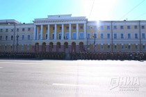 Парад в честь 71-годовщины Победы в Великой Отечественной войне на пл. Минина и Пожарского в Нижнем Новгороде