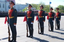 Парад в честь 71-годовщины Победы в Великой Отечественной войне на пл. Минина и Пожарского в Нижнем Новгороде