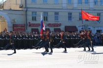 Парад в честь 71-годовщины Победы в Великой Отечественной войне на пл. Минина и Пожарского в Нижнем Новгороде