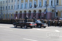 Парад в честь 71-годовщины Победы в Великой Отечественной войне на пл. Минина и Пожарского в Нижнем Новгороде