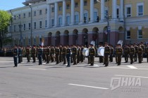 Парад в честь 71-годовщины Победы в Великой Отечественной войне на пл. Минина и Пожарского в Нижнем Новгороде