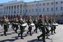 Парад в честь 71-годовщины Победы в Великой Отечественной войне на пл. Минина и Пожарского в Нижнем Новгороде