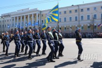 Парад в честь 71-годовщины Победы в Великой Отечественной войне на пл. Минина и Пожарского в Нижнем Новгороде