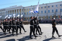 Парад в честь 71-годовщины Победы в Великой Отечественной войне на пл. Минина и Пожарского в Нижнем Новгороде