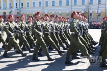 Парад в честь 71-годовщины Победы в Великой Отечественной войне на пл. Минина и Пожарского в Нижнем Новгороде