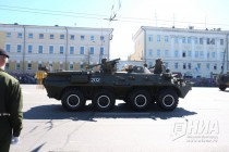Парад в честь 71-годовщины Победы в Великой Отечественной войне на пл. Минина и Пожарского в Нижнем Новгороде