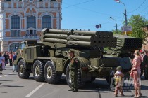 Парад в честь 71-годовщины Победы в Великой Отечественной войне на пл. Минина и Пожарского в Нижнем Новгороде