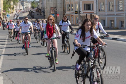 XI Открытый велопробег Дорога Минина стартовал в Нижнем Новгороде