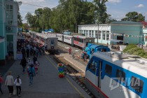 Детская железная дорога в Нижнем Новгороде открыла очередной сезон движения поездов