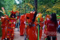 Парад котов российского художника, скульптора Андрея Бартенева