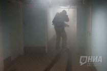 Пожарные спасли пострадавших и ликвидировали условное возгорание в здании Речного вокзала в Нижнем Новгороде