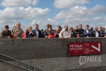 Пожарные спасли пострадавших и ликвидировали условное возгорание в здании Речного вокзала в Нижнем Новгороде