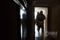 Пожарные спасли пострадавших и ликвидировали условное возгорание в здании Речного вокзала в Нижнем Новгороде