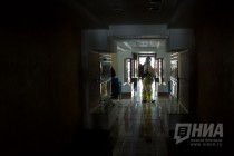 Пожарные спасли пострадавших и ликвидировали условное возгорание в здании Речного вокзала в Нижнем Новгороде