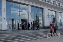 Пожарные спасли пострадавших и ликвидировали условное возгорание в здании Речного вокзала в Нижнем Новгороде