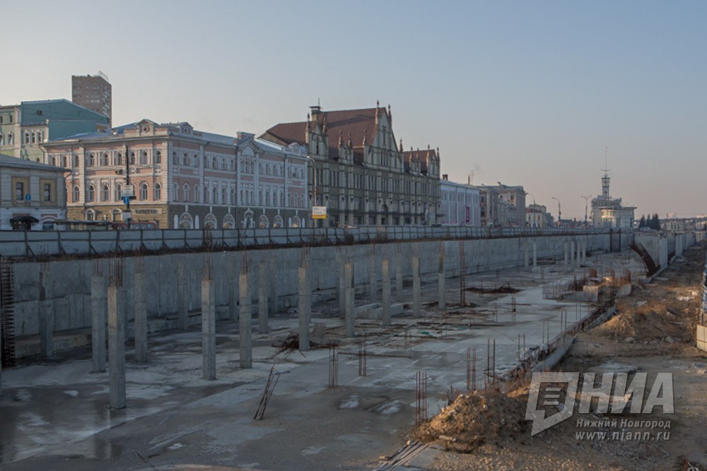 Нижневолжская набережная в Нижнем Новгороде