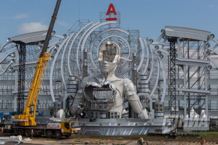 Пресс-тур на фестивальное поле в преддверии Alfa Future People (AFP)