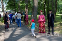 Празднование национального татаро-башкирского праздника Сабантуй в Нижнем Новгороде