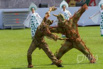 Празднование национального татаро-башкирского праздника Сабантуй в Нижнем Новгороде