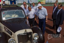 Празднование национального татаро-башкирского праздника Сабантуй в Нижнем Новгороде