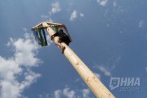 Празднование национального татаро-башкирского праздника Сабантуй в Нижнем Новгороде