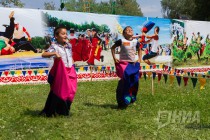 Празднование национального татаро-башкирского праздника Сабантуй в Нижнем Новгороде