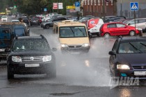 Сильный ливень прошел в Нижнем Новгороде