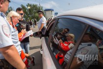 Представители Ситилинк, профессиональные пилоты MatriXRacing Team совместно с сотрудниками ДПС провели патрулирование на оживленных участках дорог города