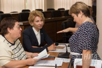 Ирина Тарасова, Наталья Суханова и Надежда Рожкова (слева направо)