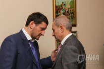 Замгубернатора Нижегородской области Роман Антонов и министр транспорта и автомобильных дорог Нижегородской области Александ Герасименко