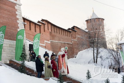 Дед Мороз из Великого Устюга открыл нижегородскую резиденцию в Кремле