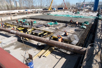 Выездное заседание, посвящённое строительству станции метро Стрелка