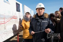 Выездное заседание, посвящённое строительству станции метро Стрелка